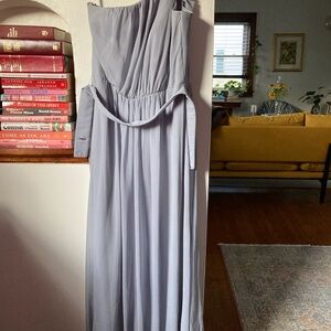 After Six Platinum Gray Gown